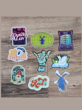 Dutch Bros 9 pack Sticker Set - 3
